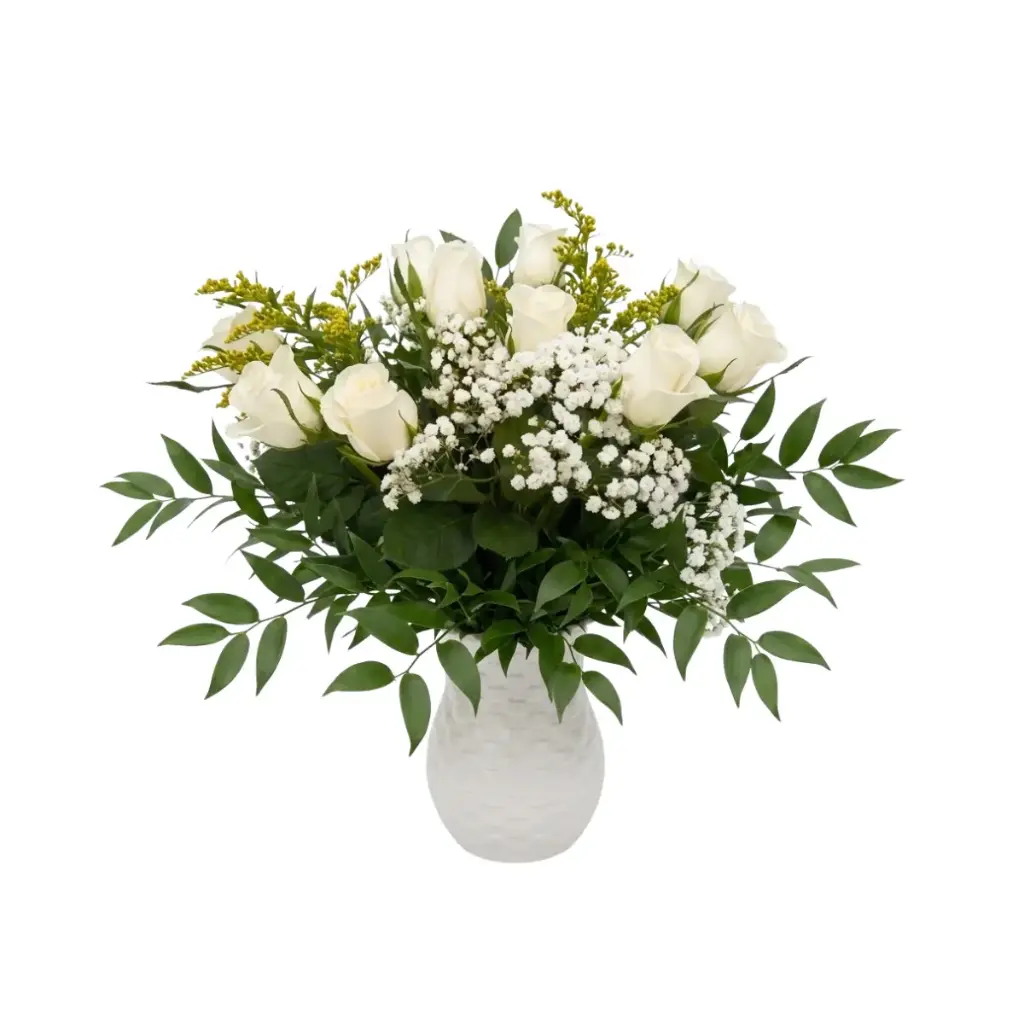 Bouquets White Roses 