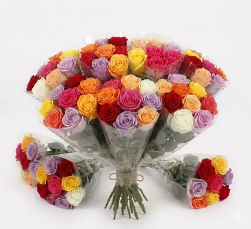 Bouquets Roses Mix colors